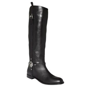COACH Mulan Leather Riding Boots in Classic Black Size 7 — CLOSET STAPLE!!!